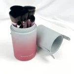 14PCS Red Gray Gradient Makeup Brushes With Case