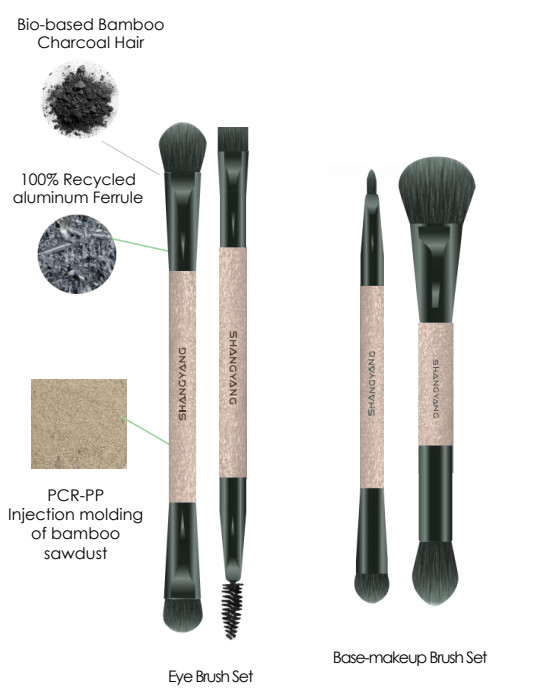 duo eye brush set