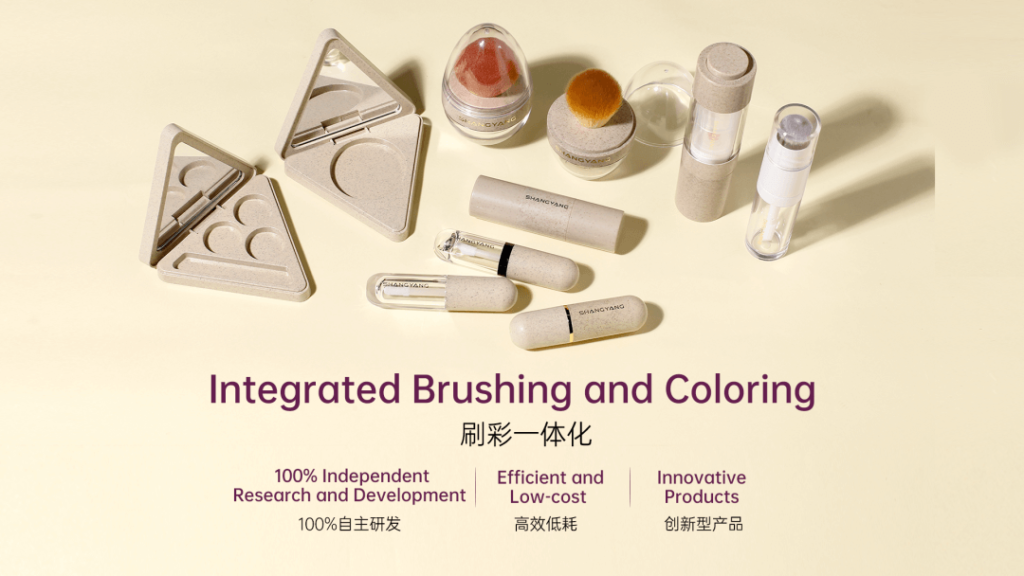 Pincel de maquiagem Shangyang na Cosmoprof Ásia 