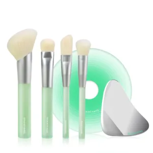 The Record Design Set de pinceaux de maquillage avec spatule et palette