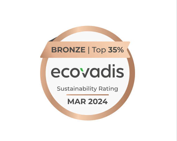 Команда Shangyang гордится тем, что получила бронзовую медаль в рейтинге устойчивости Ecovadis 2024.