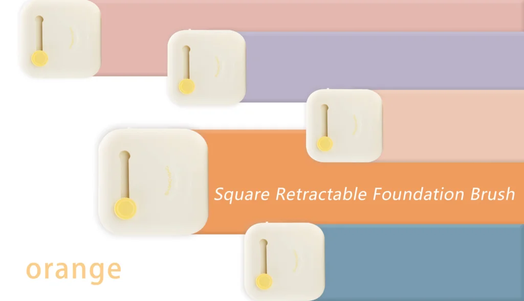 Square Retractable Foundation Brush